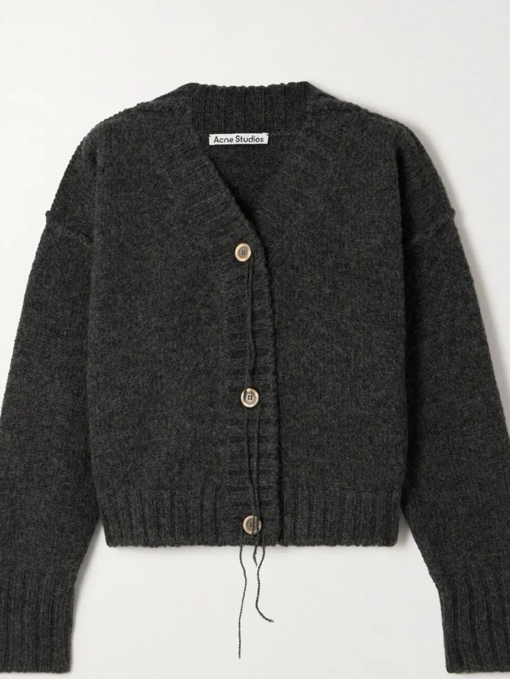 Acne Studios Loose Thread Wool Cardigan